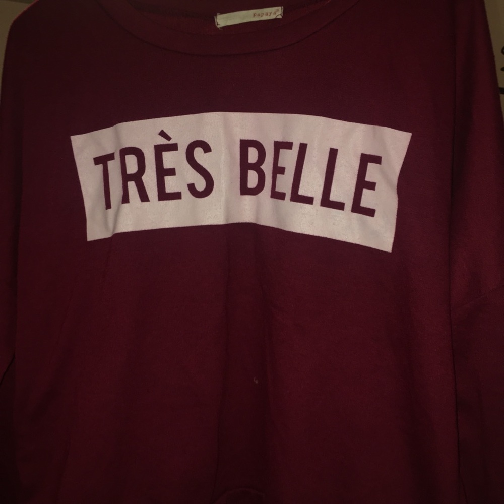 Crew neck from papaya